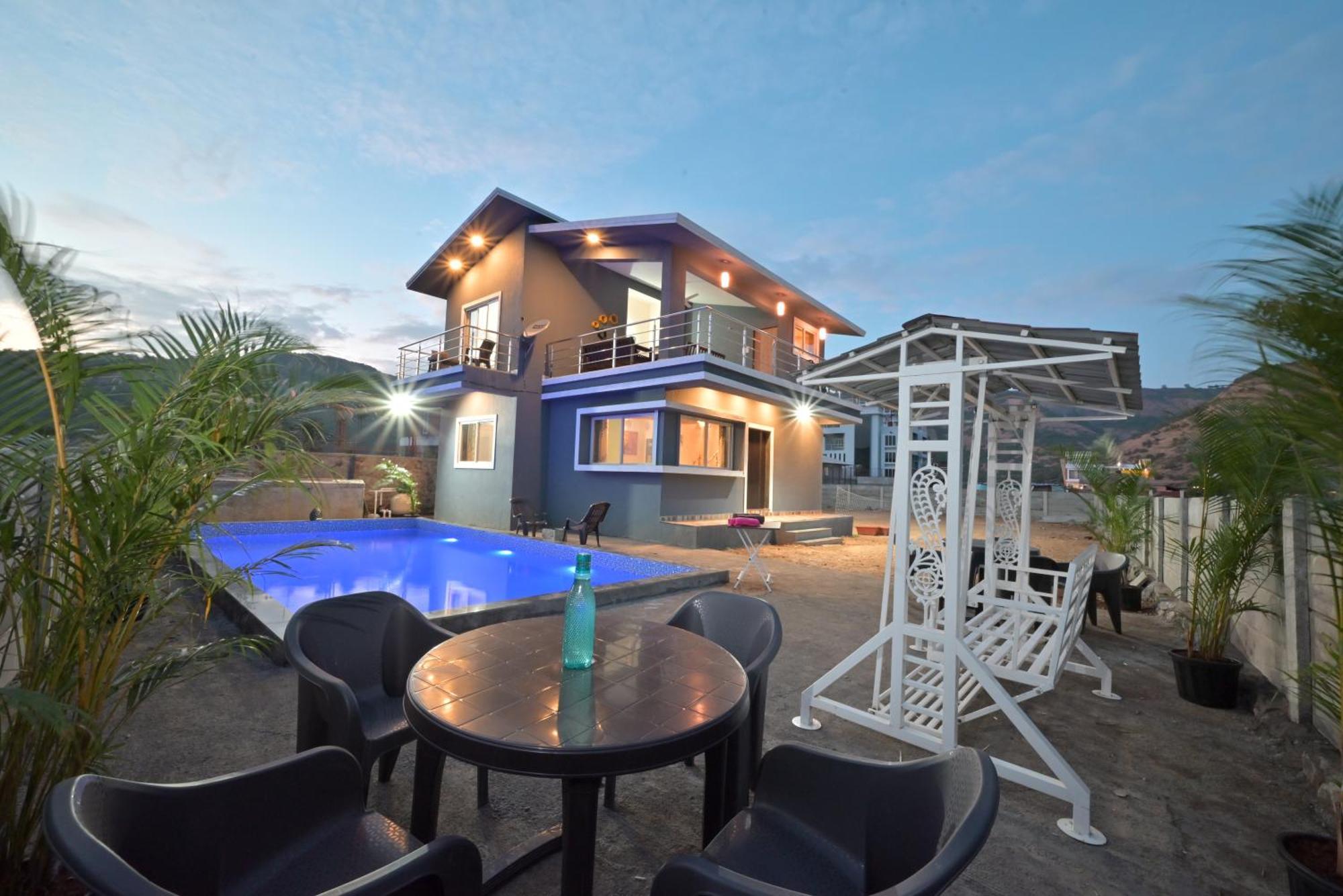 Empyrean Stay II Mirage Villa II Ac II 4Bhk II Largest Pool In Lonavala Li Bagian luar foto