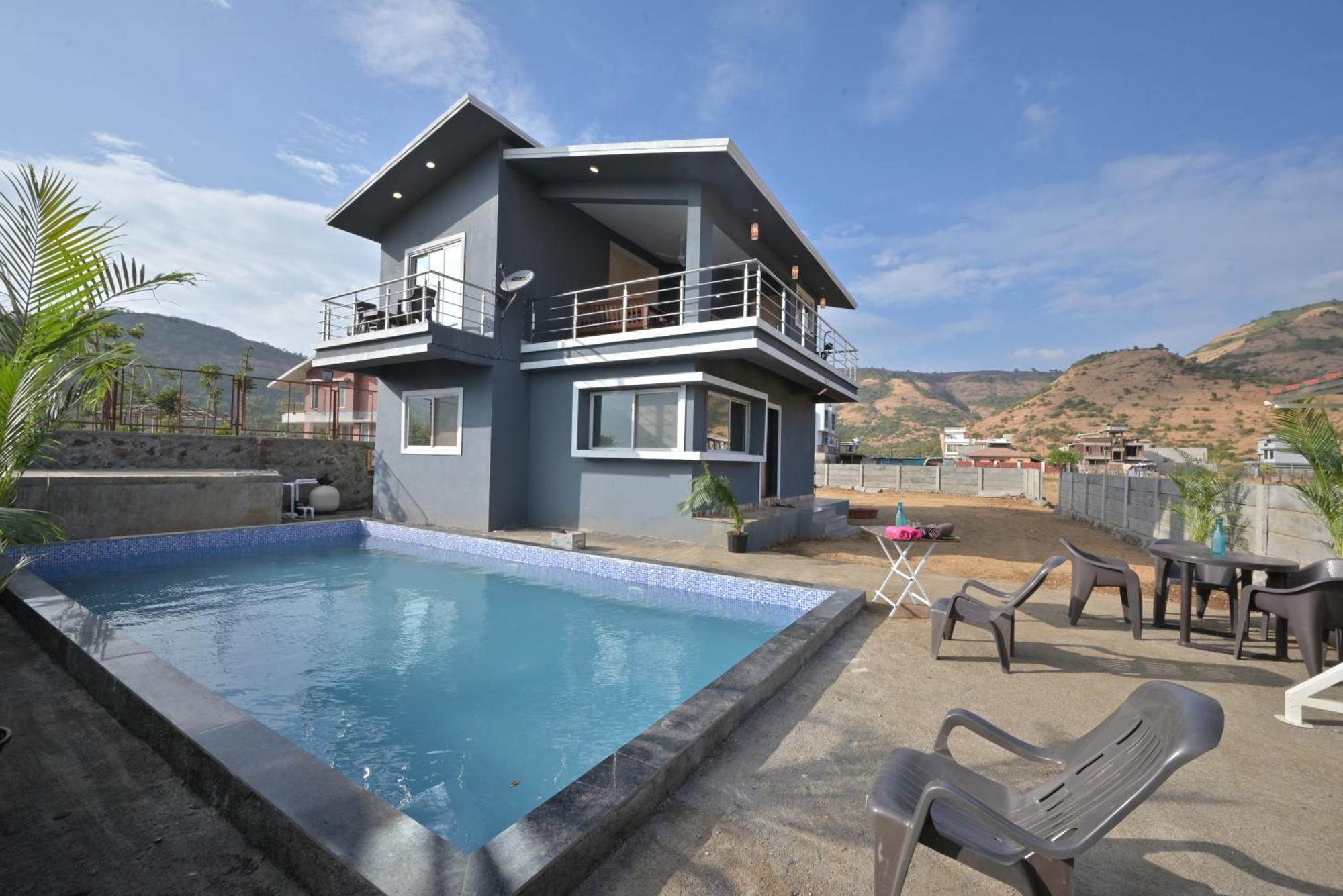 Empyrean Stay II Mirage Villa II Ac II 4Bhk II Largest Pool In Lonavala Li Bagian luar foto