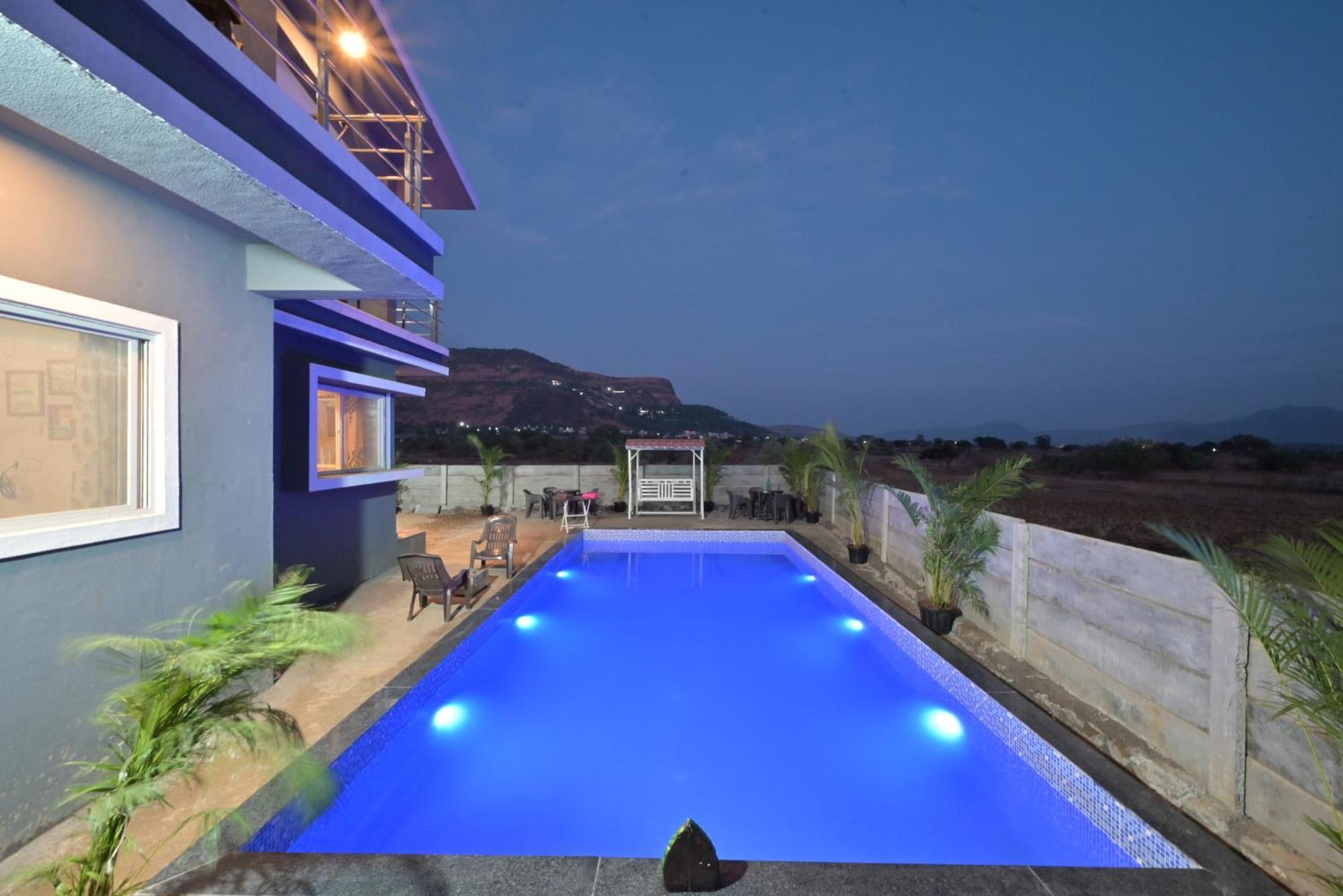Empyrean Stay II Mirage Villa II Ac II 4Bhk II Largest Pool In Lonavala Li Bagian luar foto