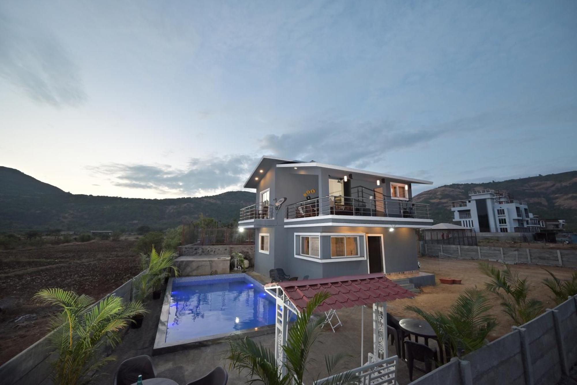 Empyrean Stay II Mirage Villa II Ac II 4Bhk II Largest Pool In Lonavala Li Bagian luar foto