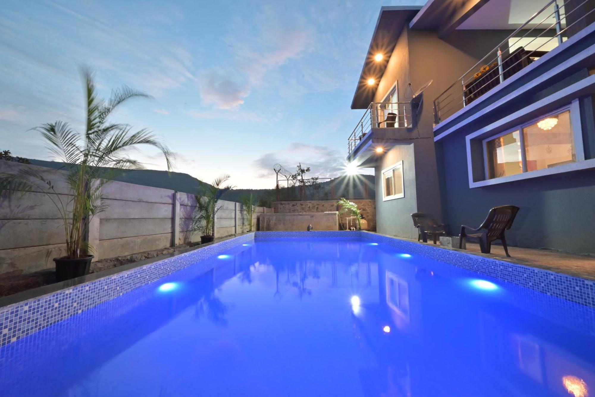 Empyrean Stay II Mirage Villa II Ac II 4Bhk II Largest Pool In Lonavala Li Bagian luar foto