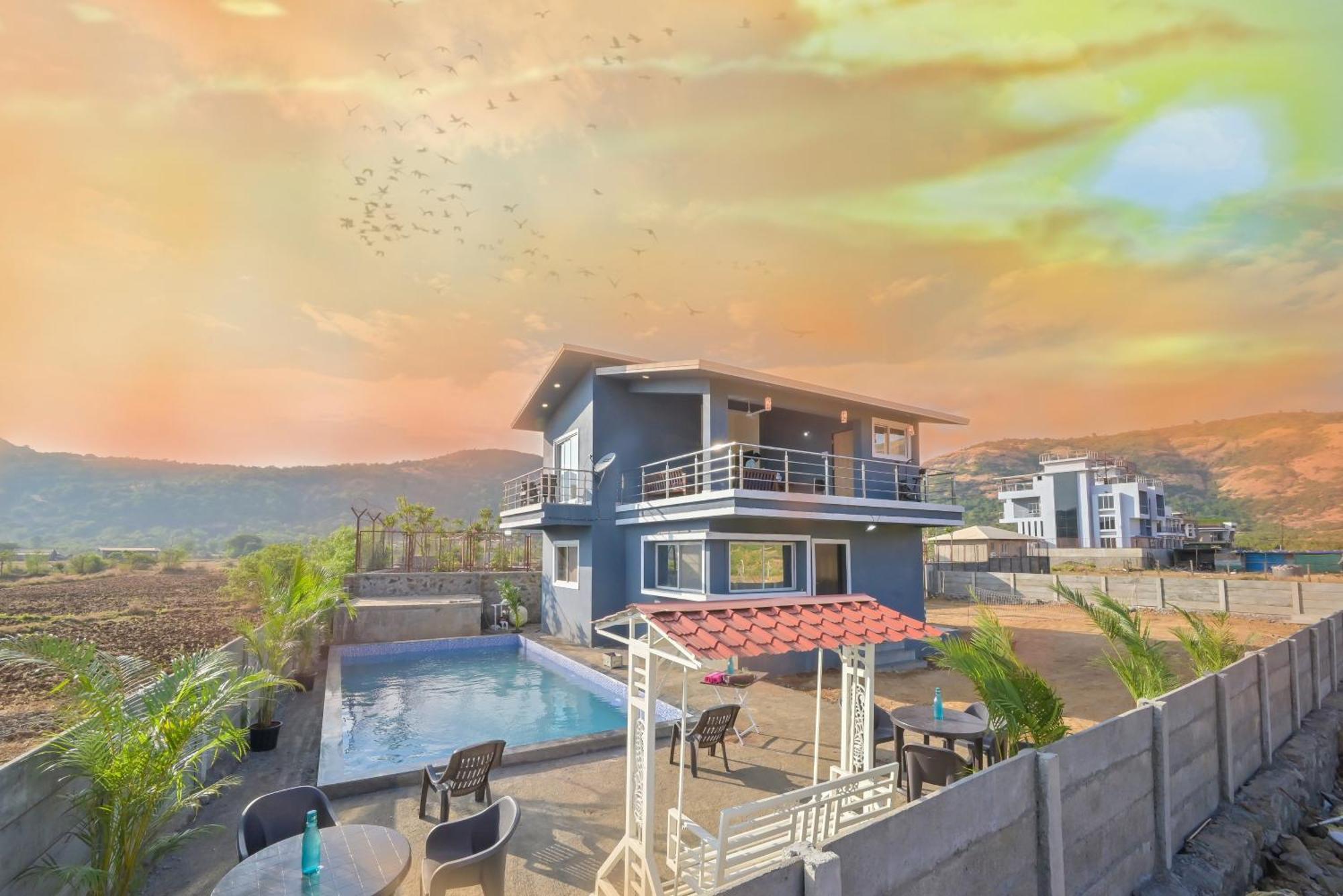 Empyrean Stay II Mirage Villa II Ac II 4Bhk II Largest Pool In Lonavala Li Bagian luar foto